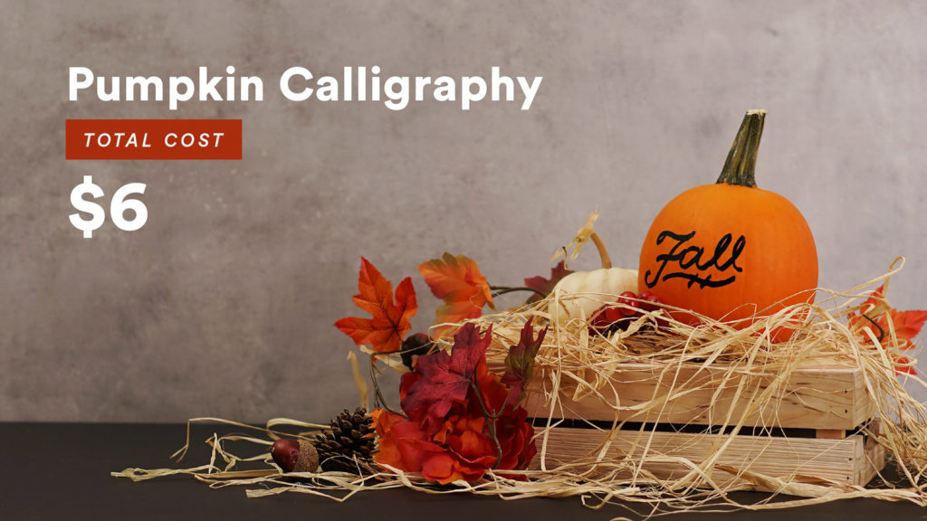 Pumpkin Calligraphy