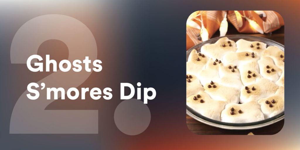 Ghosts S'mores Dip