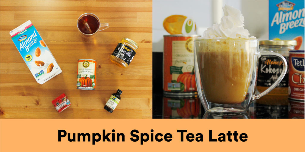 Pumpkin Spice Tea Latte