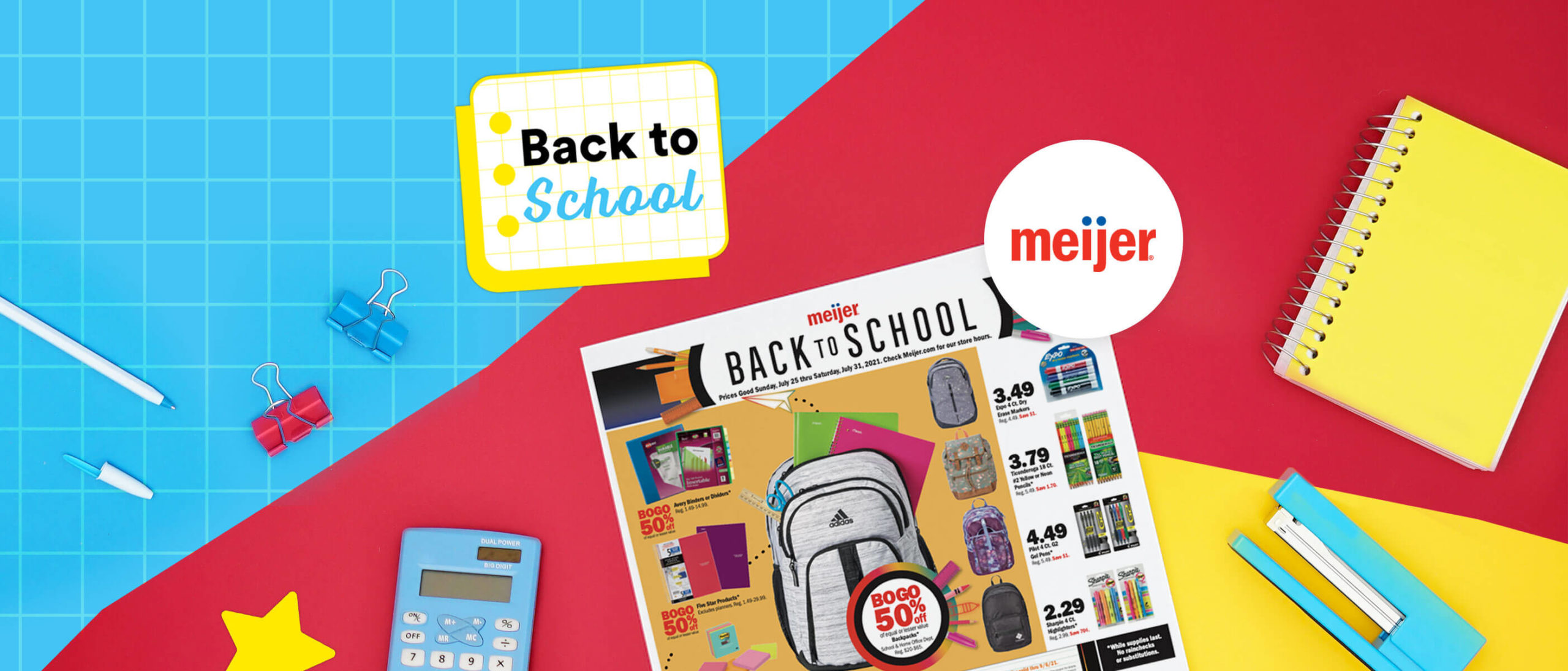 BOGO Backpacks, Notebooks & More! Meijer Back-to-School Deals are Here