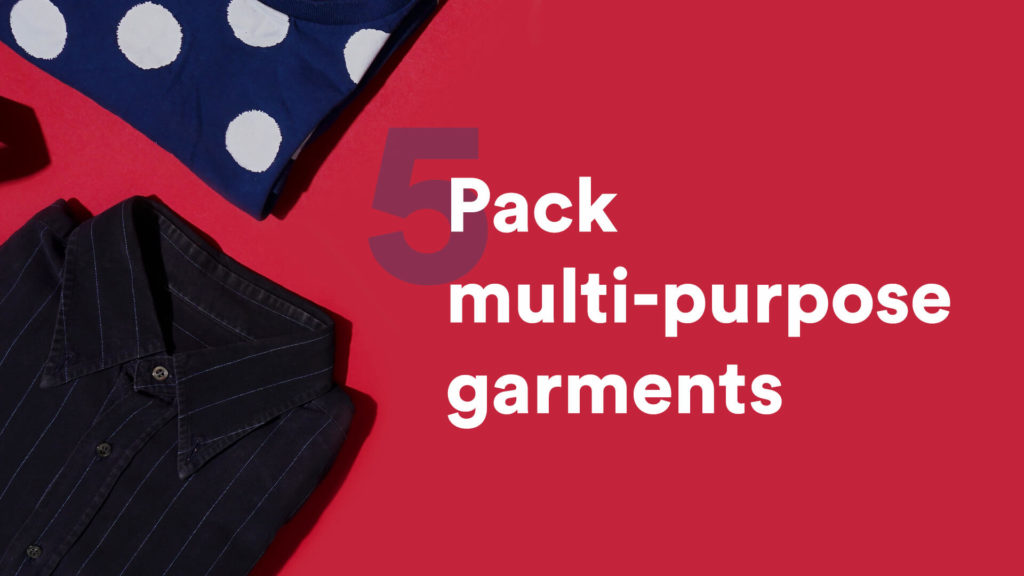 Pack multi-purpose garments