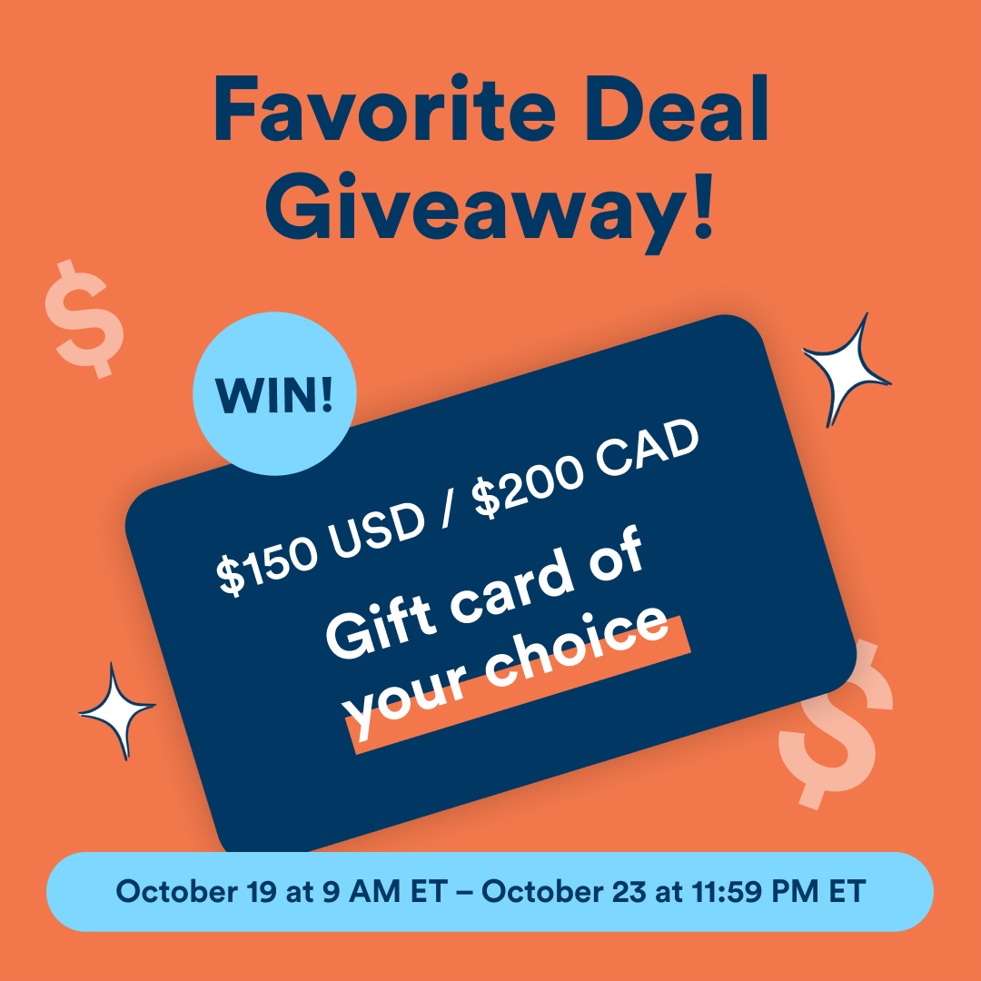 October 19–23 Favorite Deal Giveaway